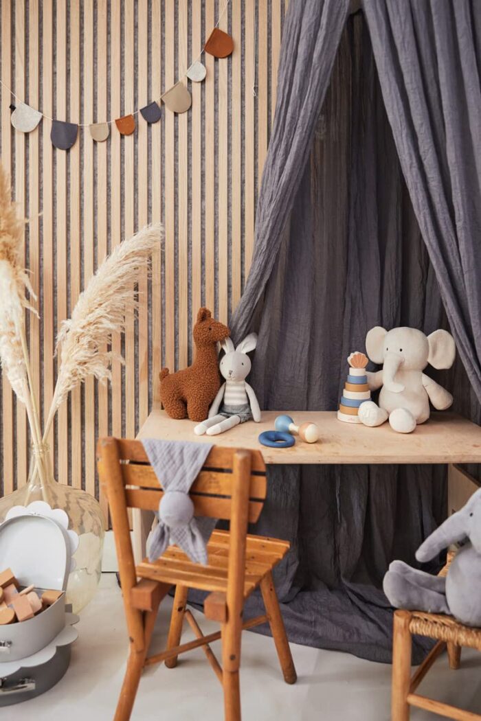 Jollein 037-001-65366 Stofftier Kuscheltier Hase Kaninchen Junge Joey grau – Bild 5