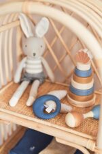 Jollein 037-001-65366 Stofftier Kuscheltier Hase Kaninchen Junge Joey grau – Bild 7