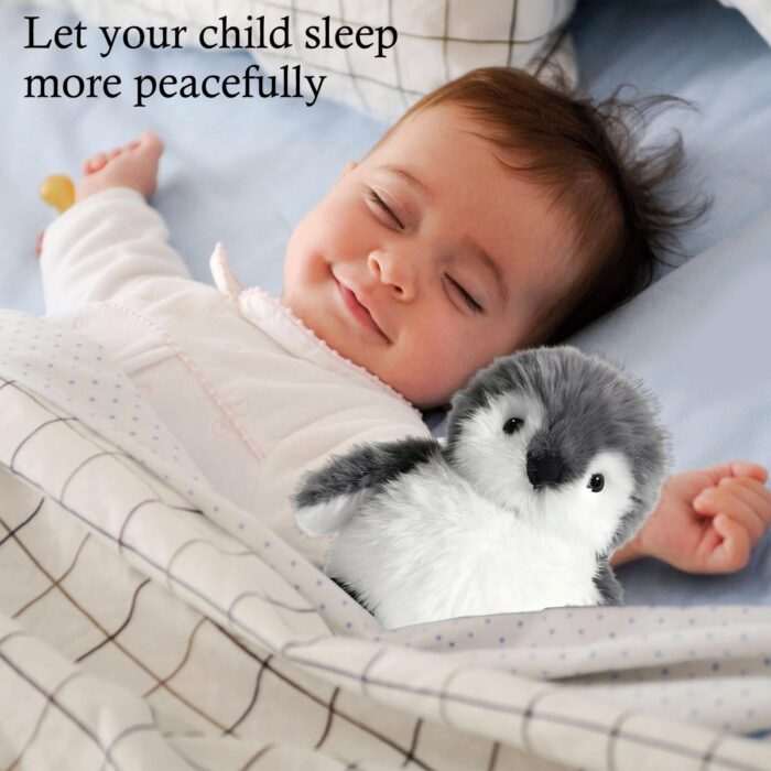 JcvPot Pinguin Kuscheltier, Weiches Stofftier Für Kinder Und Babys, Kuscheltier Pinguin Plüschtier , Plüschtier – Bild 5